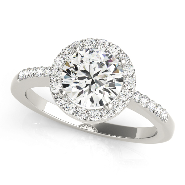 Amazing Wholesale Jewelry - Round Engagement Ring 23977083499-8