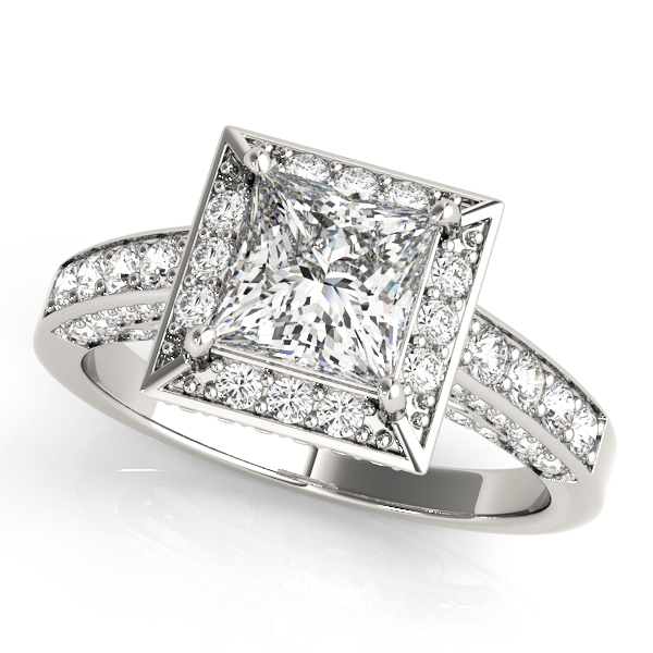 Amazing Wholesale Jewelry - Square Engagement Ring 23977083501-5