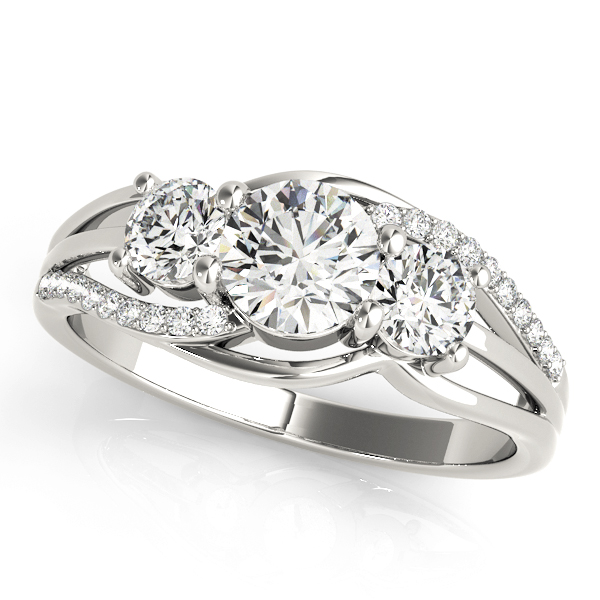 Amazing Wholesale Jewelry - Round Engagement Ring 23977083825-1/2