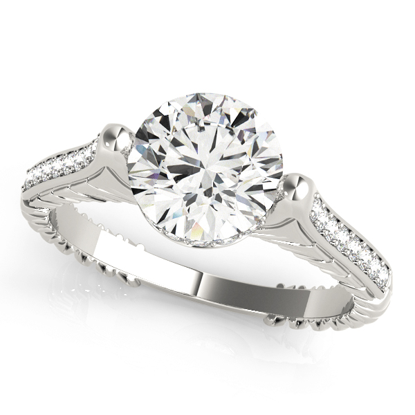 Amazing Wholesale Jewelry - Round Engagement Ring 23977083868-1