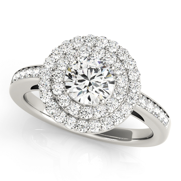 Amazing Wholesale Jewelry - Round Engagement Ring 23977083879-3/4