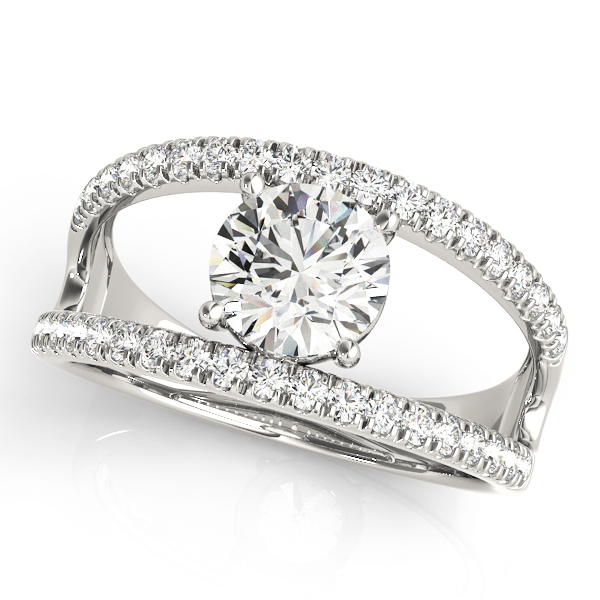Amazing Wholesale Jewelry - Round Engagement Ring 23977084030-1/2