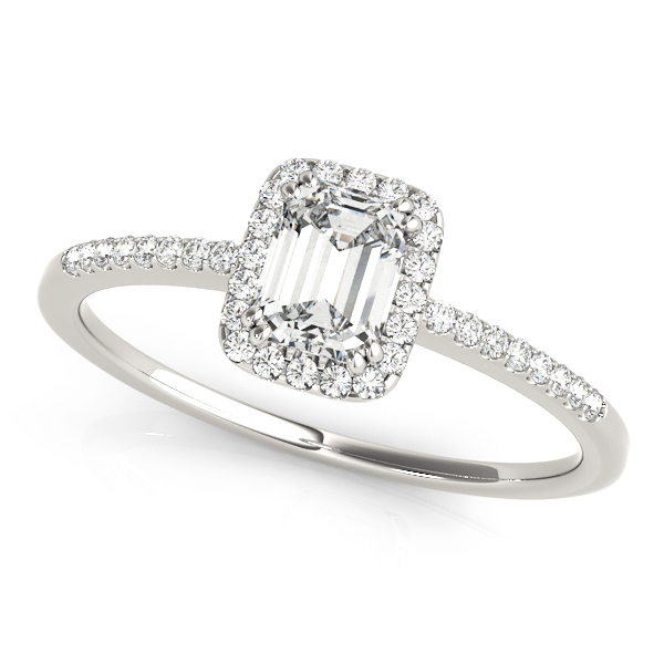 Amazing Wholesale Jewelry - Emerald Cut Engagement Ring 23977084373-1