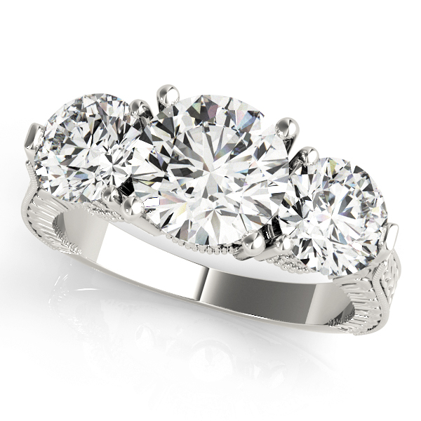 Amazing Wholesale Jewelry - Round Engagement Ring 23977084462-1