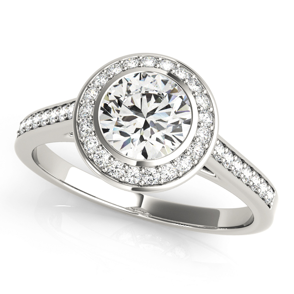 Amazing Wholesale Jewelry - Round Engagement Ring 23977084474-3/4