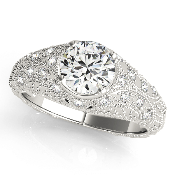 Amazing Wholesale Jewelry - Round Engagement Ring 23977084536-1