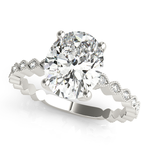Amazing Wholesale Jewelry - Oval Engagement Ring 23977084625