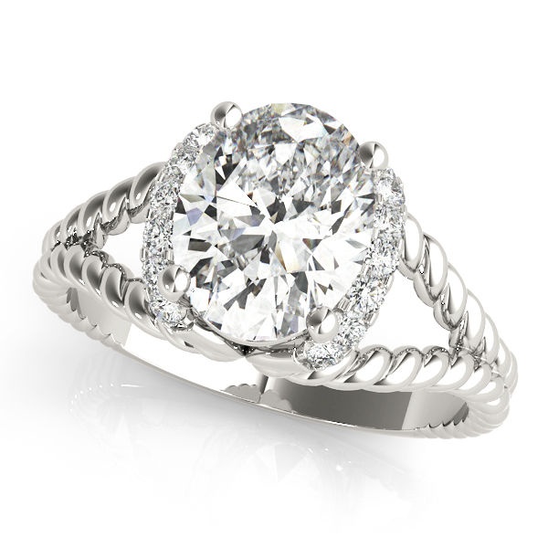 A1 Jewelers - Oval Engagement Ring 23977084643-9X7