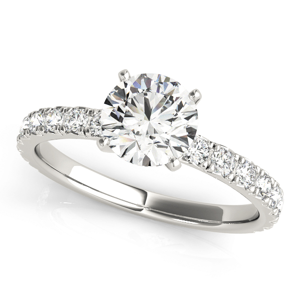 Amazing Wholesale Jewelry - Round Engagement Ring 23977084842-3/4